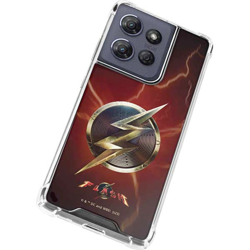 DC Comics The Flash Movie: Logo Poster Moto G Power 5G (2025) Clear Case